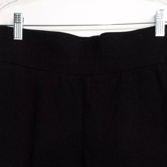 Matty M Womens Black Leggings Athletic Solid Stretch Elastic Waist Skinny Size M - Picture 2 of 7